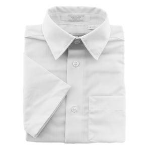Short-sleeved boys dress shirt