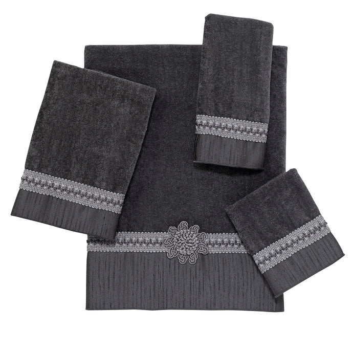 Avanti Linens Granite Braided Medallion Towel Set 366