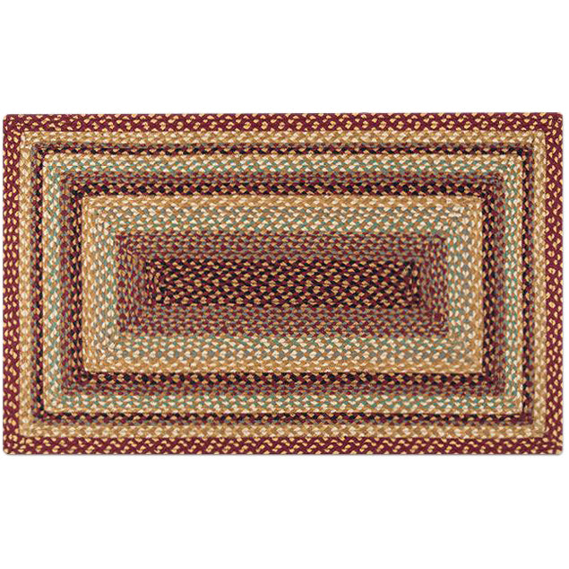 Capitol Earth Rugs rectangular Cranberry & Buttermilk color rug. 