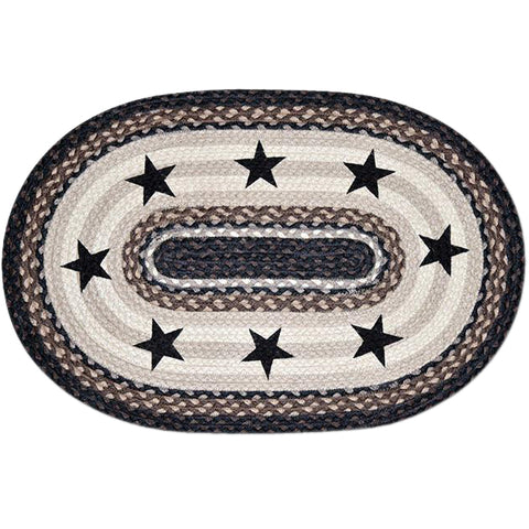 Earth Rugs Braided Star rug.