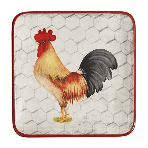 Rooster Dish Drying Mat