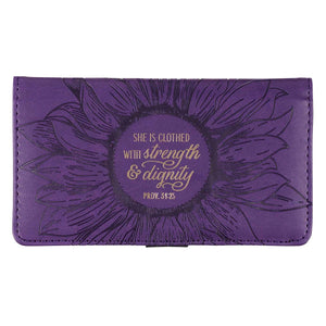 Strength and Dignity Checkbook Cover