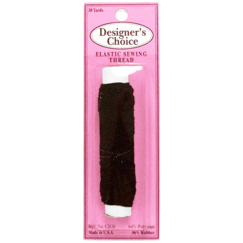 Black Elastic Sewing Thread CJ-12