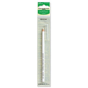 White Water Soluble Pencil