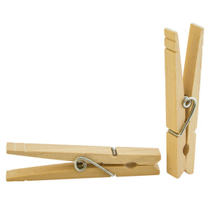 Large Wooden Clothespin.