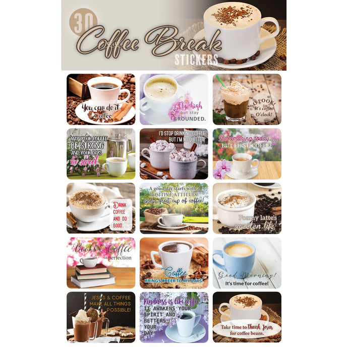 Coffee stickers