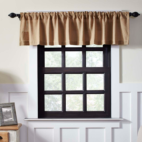 Curtain valance.