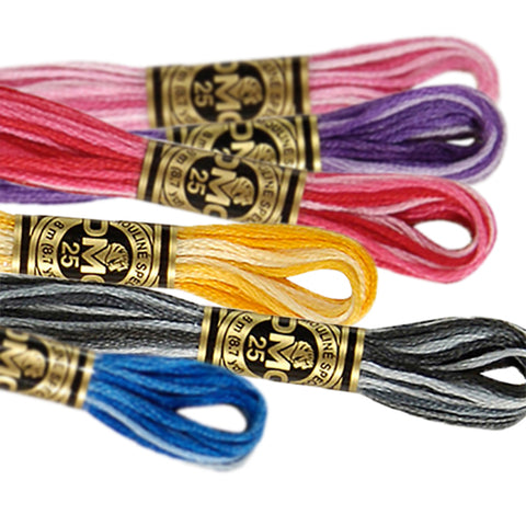 Embroidery Floss - Variegated Colors D-117