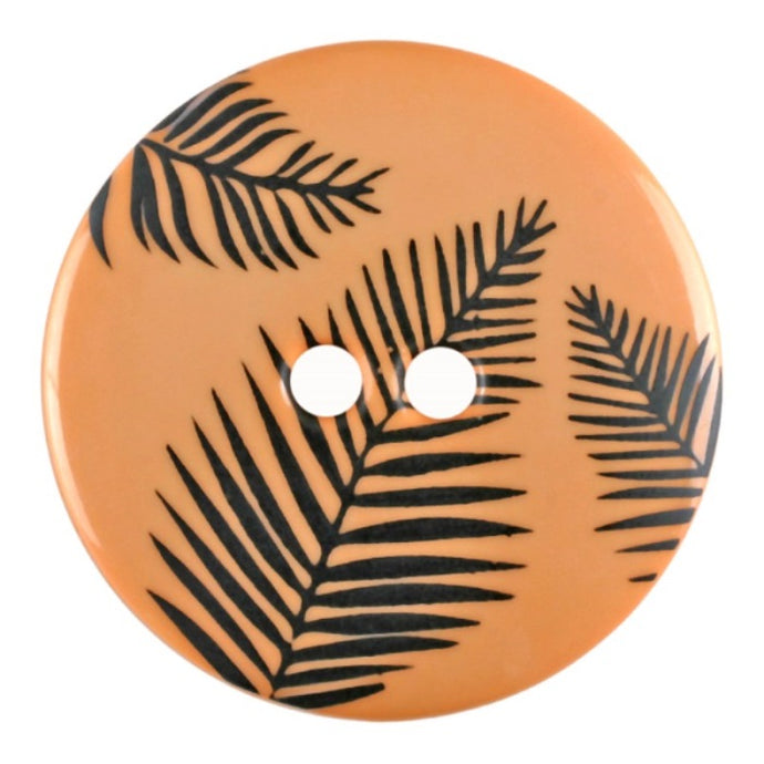 Orange Palm Branches Buttons