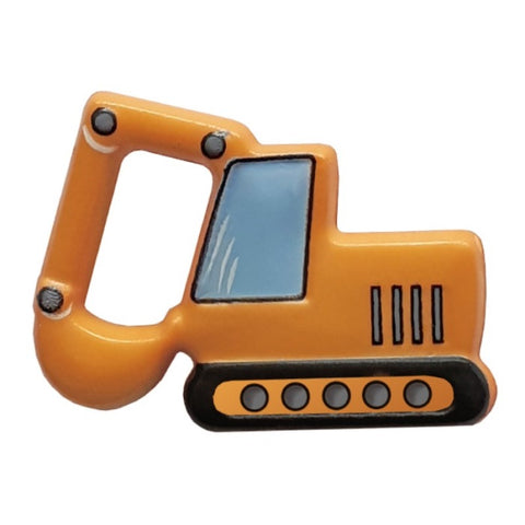 Backhoe Tractor Button