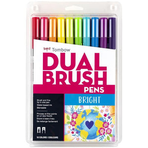 10-Pack Bright Dual Brush Pens DBP10-56185