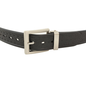 Reversible Leather B Cut Belt in Black/brass - Men | Burberry® Official