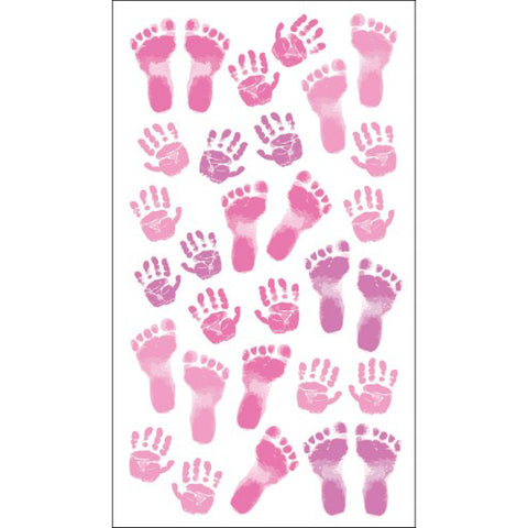 Pastel Baby Girl Prints Stickers E5201101