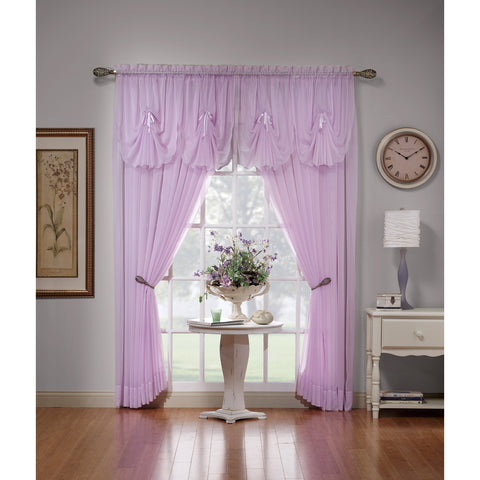Lilac curtains
