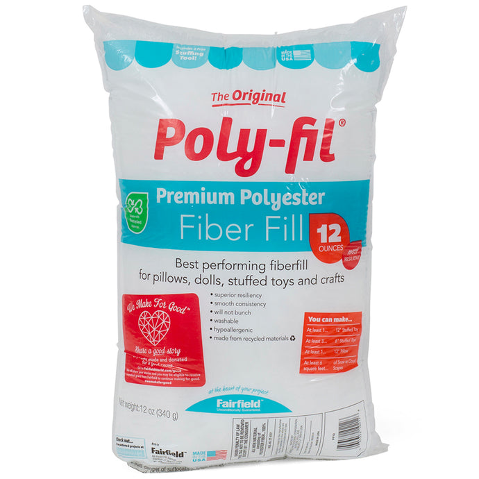 Poly Fil 12 oz bag.