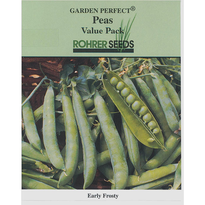 Rohrer Seeds Frosty Peas.