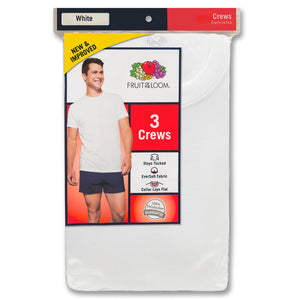 Fruit of the Loom Men's crew T-shirts 3 in pack