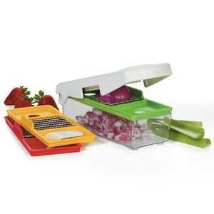 New vegetable cutter, transparent storage box, chopper, salad