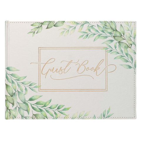 Green Leaves Guest Book GST41