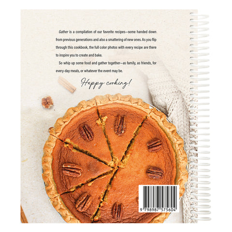 Gather Cookbook Back Cover