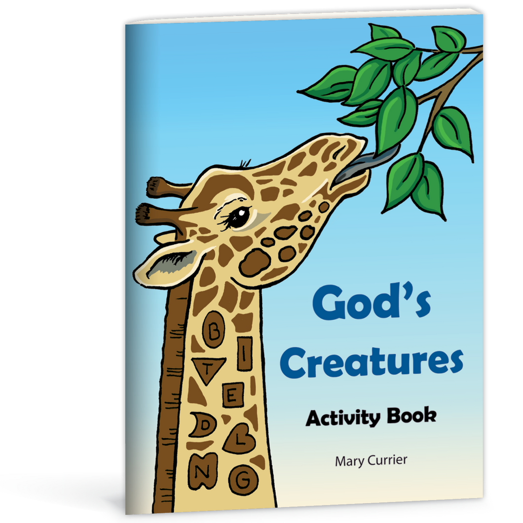 God's Creatures Activity Book by Mary Currier 9780878132584