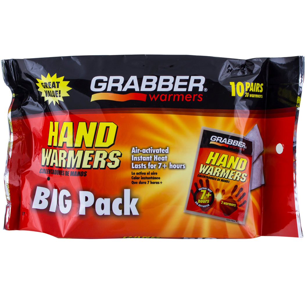 Grabber Peel 'n' Stick Body Warmer Heating Pad for Hunting/Fishing/Hiking