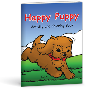 Happy Puppy Activity and Coloring Book by Mary Currier 9780878137077