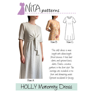 Women's Maternity Holly Dress Pattern