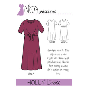 Girls' Holly Shift Dress Pattern