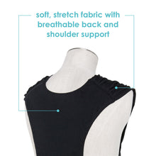 Soft, Stretchable Fabric with Breathable Back and Shoulder Support