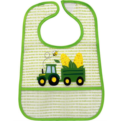 Tractor with Corn Bib