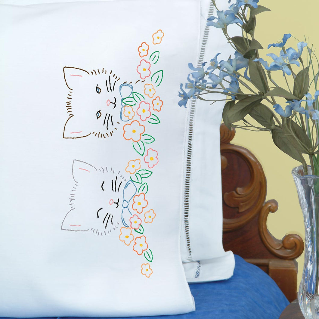 Kittens Perle Edge Pillowcases