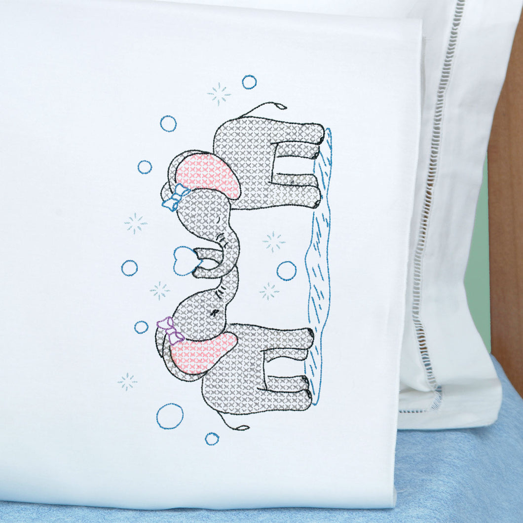 Elephants Children's Pillowcase