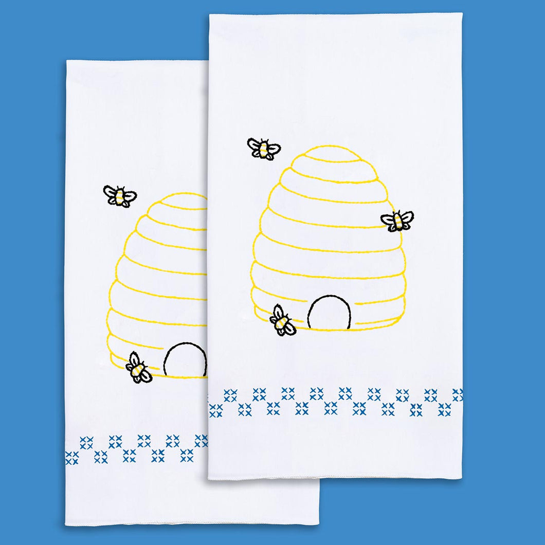 Bee Hive Decorative Hand Towels