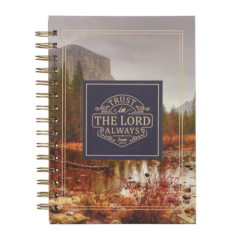 Trust In The Lord Always Wirebound Journal JLW113