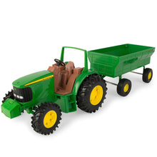 John Deere TOMY toys Tractor and wagon.