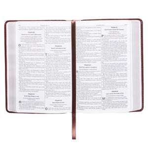sample Scripture pages from the book of Psalms