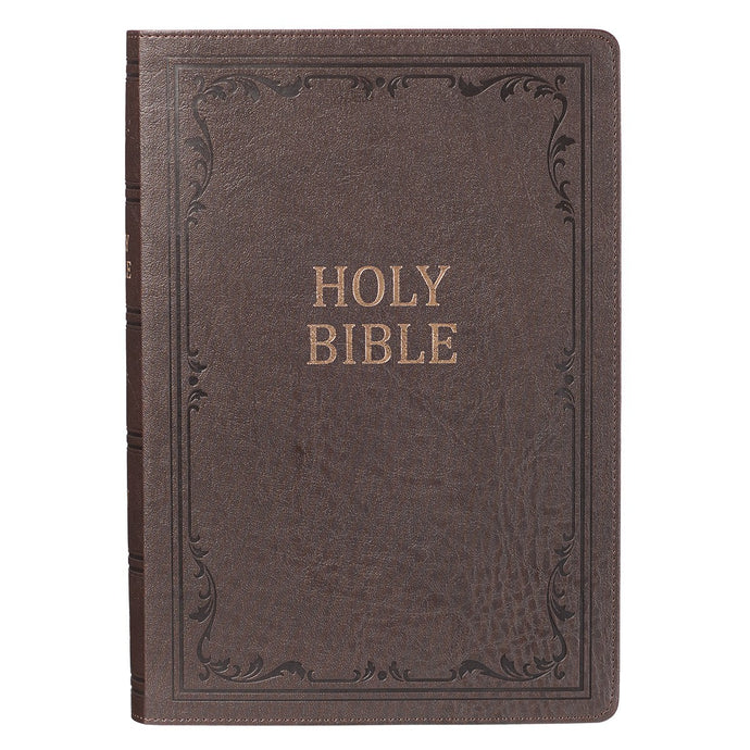 Dark Brown Super Giant Print Bible KJV041