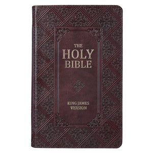 Dark Brown Giant Print KJV Bible with Thumb Index KJV075