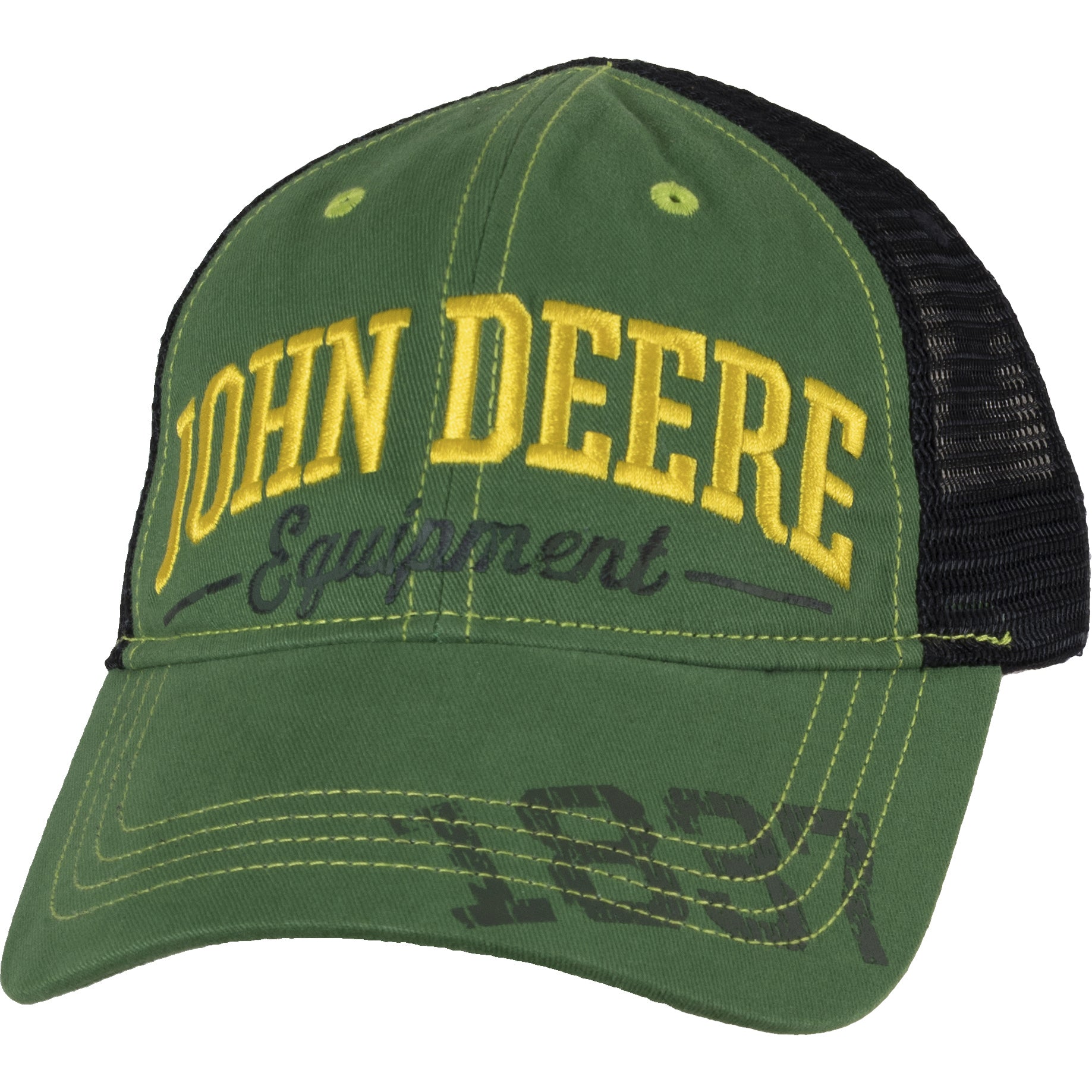 John Deere Men's Brown Cotton Baseball Cap at