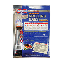 kingsford foil grilling bags, 4 pack, back view