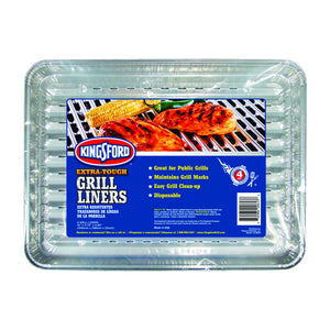 Package of 4 Kingsford grill liners