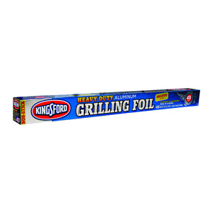 Package of Kingsford aluminum foil for grilling