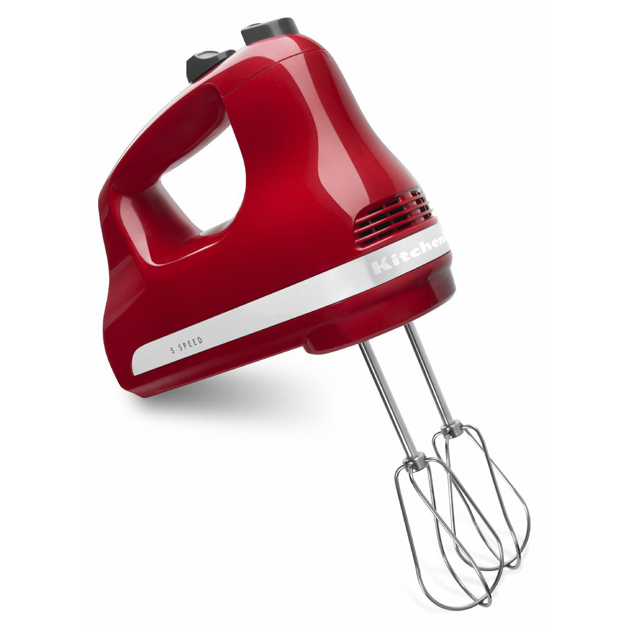 KitchenAid 5-Quart Tilt Head Stand Mixer With Flex Edge Beater Glass Bowl  Hot Sauce Red 