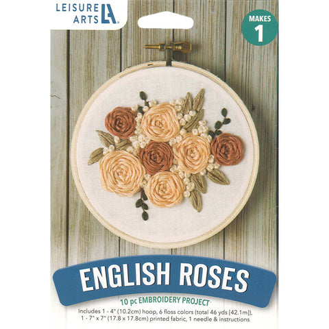 English Roses Embroidery Kit