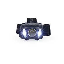 LuxPro Multi- Color Headlamp showing white flood light