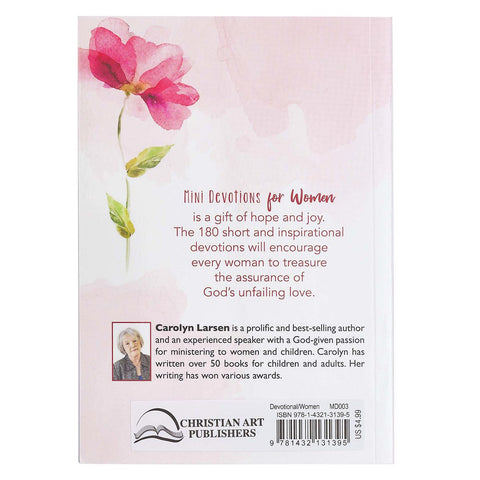 Mini Devotions For Women Back Cover