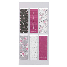 Pink Roses Magnetic Bookmarks Set MGB065