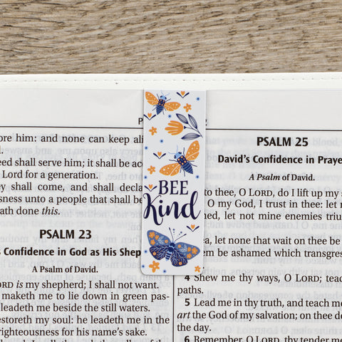 Magnetic Bookmark on Bible Page