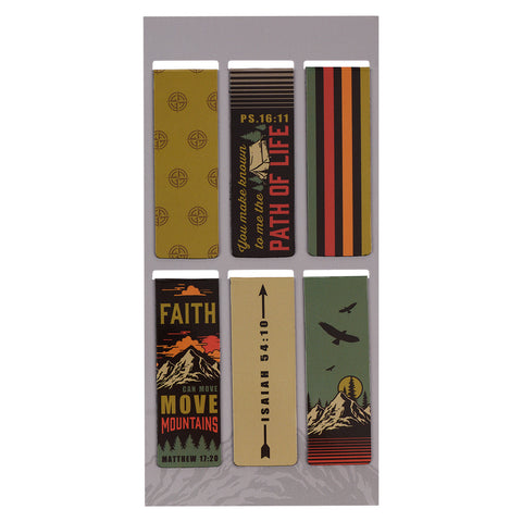 Back of Magnetic Bookmarks